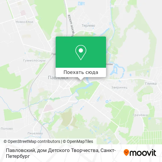 Карта Павловский, дом Детского Творчества