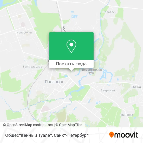 Карта Общественный Туалет