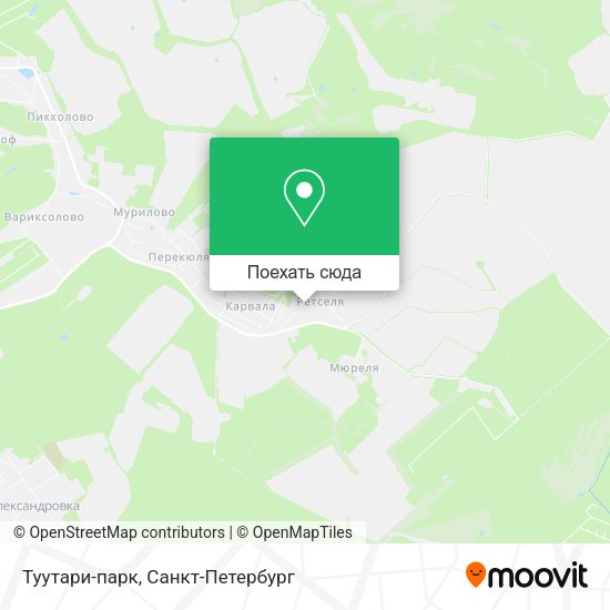 Карта Туутари-парк
