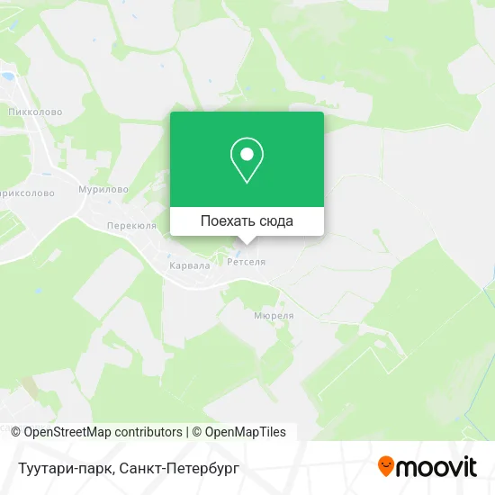 Карта Туутари-парк