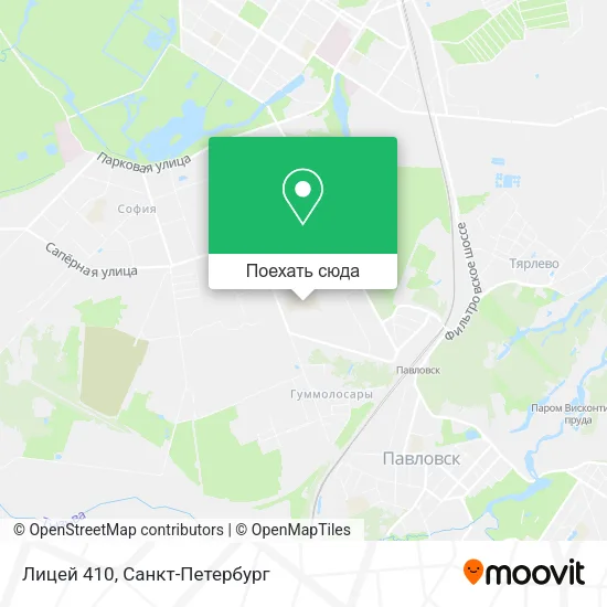 Карта Лицей 410