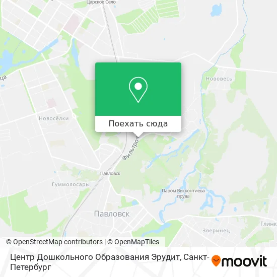 Карта Центр Дошкольного Образования Эрудит