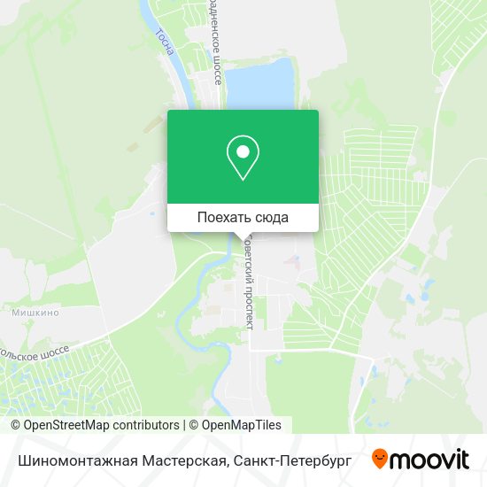Карта Шиномонтажная Мастерская