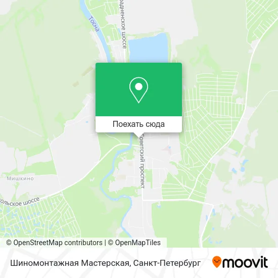 Карта Шиномонтажная Мастерская