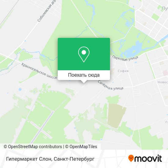 Карта Гипермаркет Слон