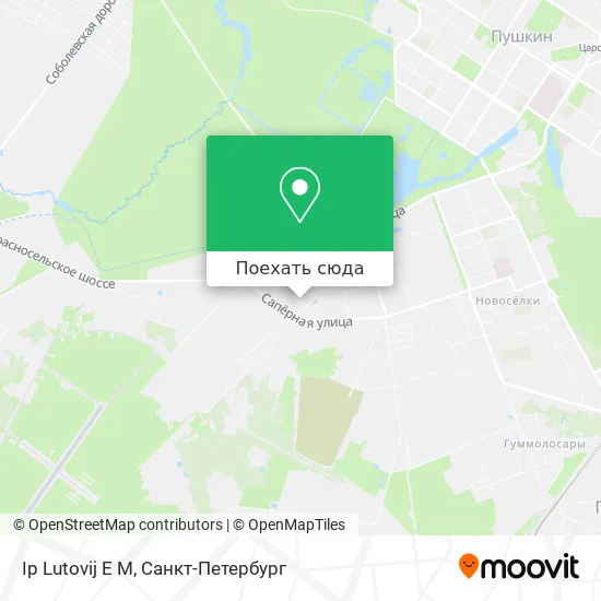 Карта Ip Lutovij E M