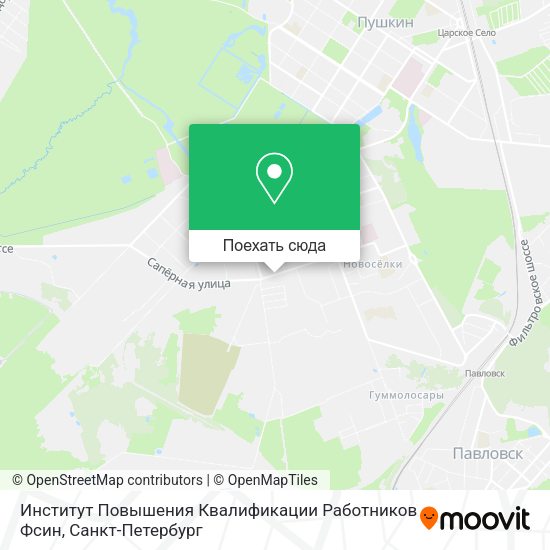 Карта Институт Повышения Квалификации Работников Фсин