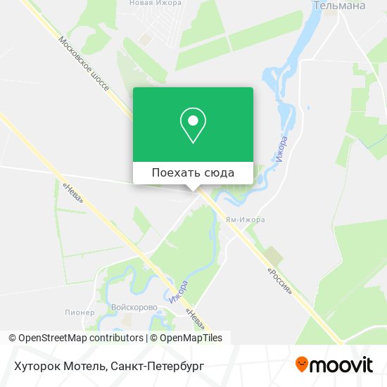 Карта Хуторок Мотель