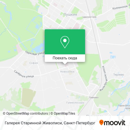 Карта Галерея Старинной Живописи