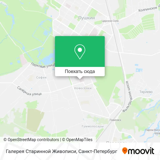 Карта Галерея Старинной Живописи