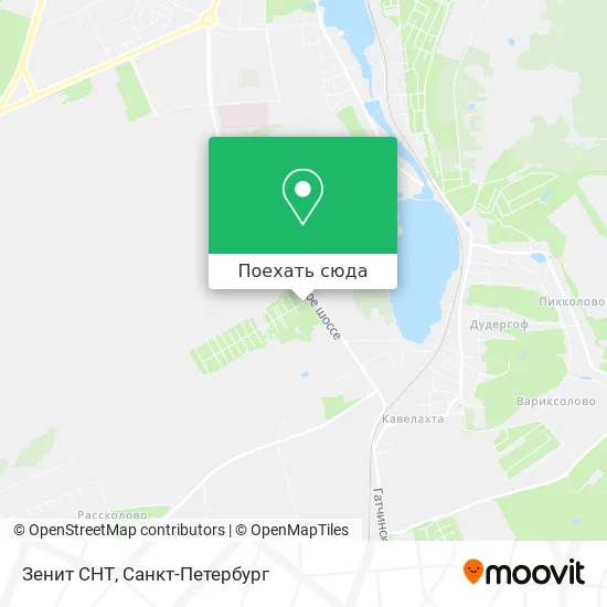 Карта Зенит СНТ