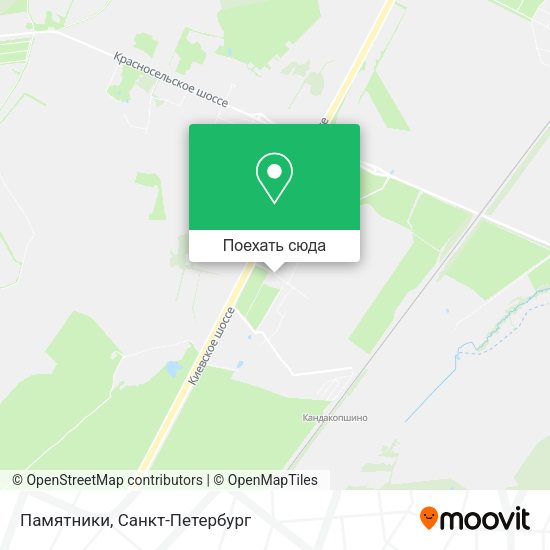 Карта Памятники