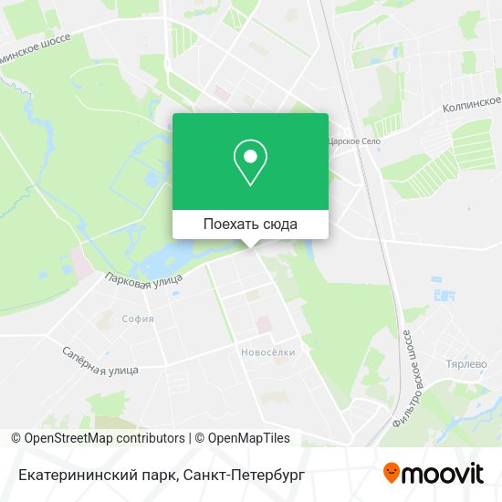 Карта Екатерининский парк