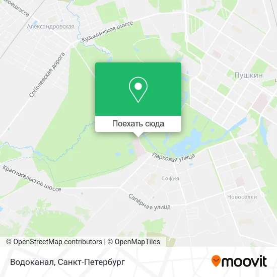 Карта Водоканал