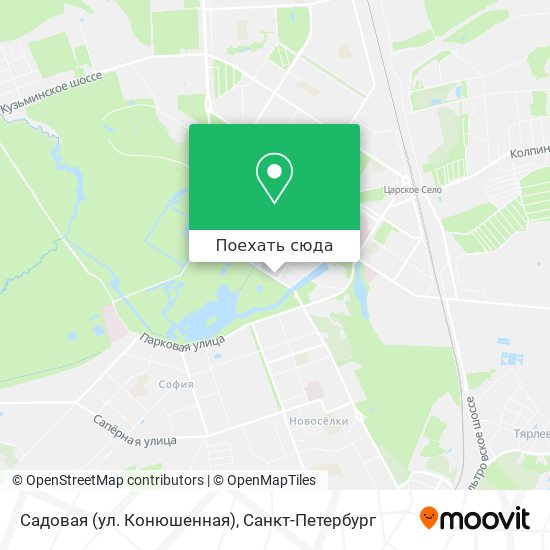 Карта Садовая (ул. Конюшенная)