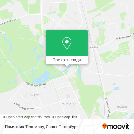Карта Памятник Тельману