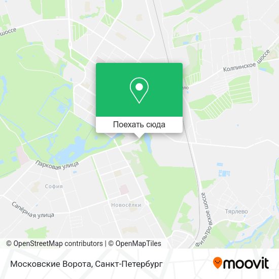 Карта Московские Ворота