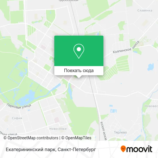Карта Екатерининский парк