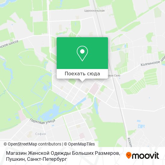Карта Магазин Женской Одежды Больших Размеров, Пушкин