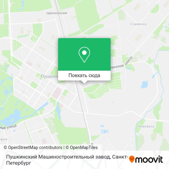 Карта Пушкинский Машиностроительный завод