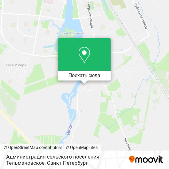 Карта Администрация сельского поселения Тельмановское