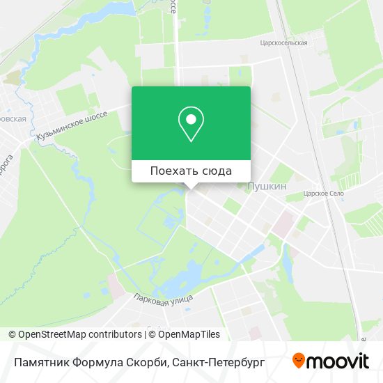 Карта Памятник Формула Скорби