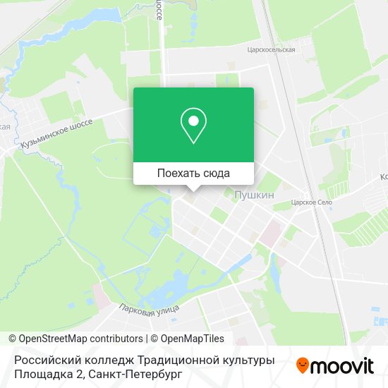 Карта Российский колледж Традиционной культуры Площадка 2