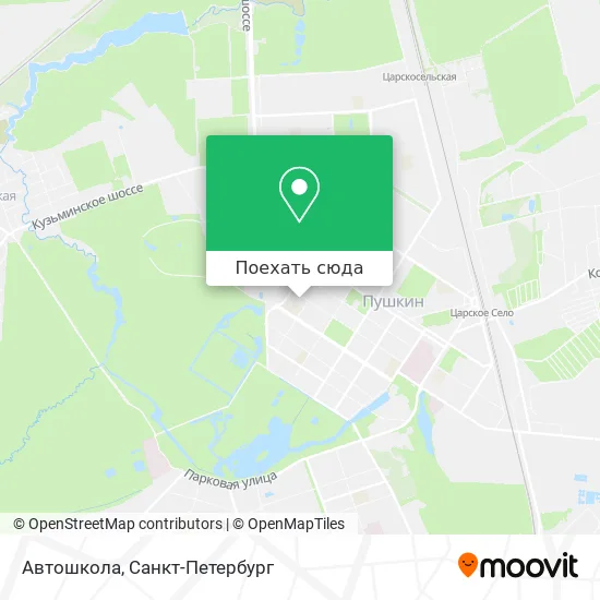 Карта Автошкола