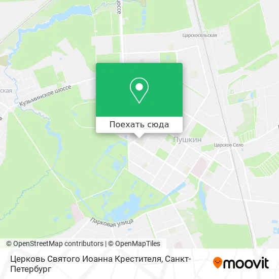 Карта Церковь Святого Иоанна Крестителя