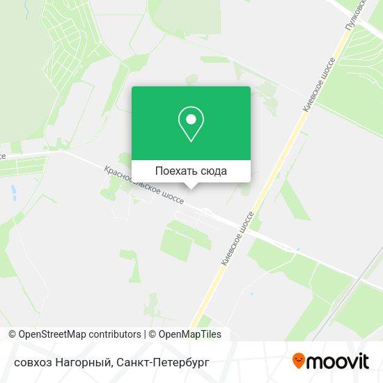 Карта совхоз Нагорный