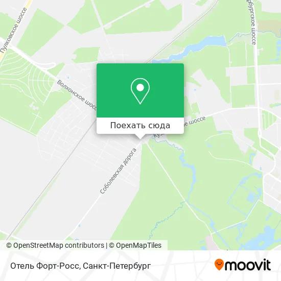 Карта Отель Форт-Росс