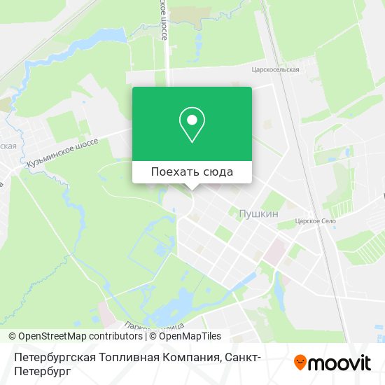 Карта Петербургская Топливная Компания