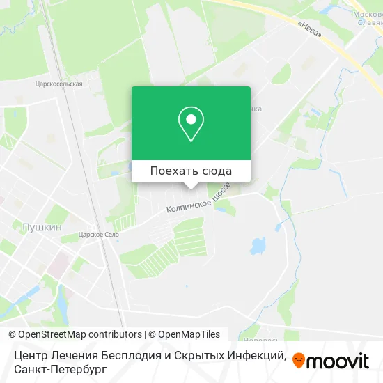 Карта Центр Лечения Бесплодия и Скрытых Инфекций