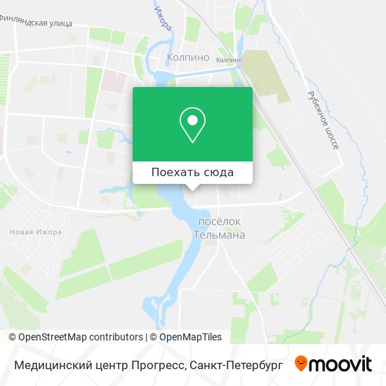 Карта Медицинский центр Прогресс