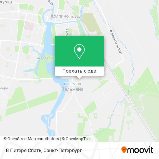 Карта В Питере Спать
