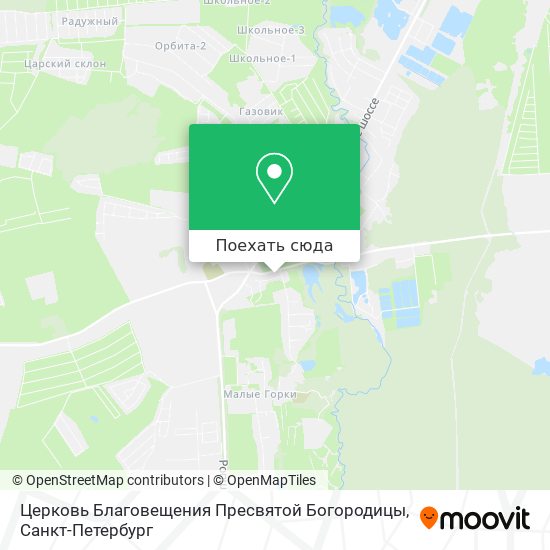 Карта Церковь Благовещения Пресвятой Богородицы