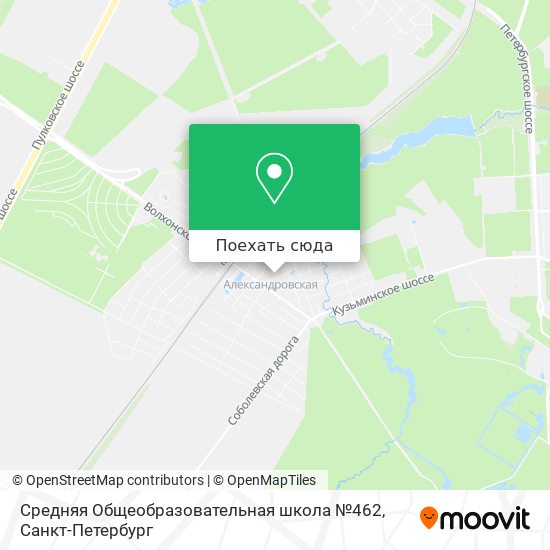 Карта Средняя Общеобразовательная школа №462