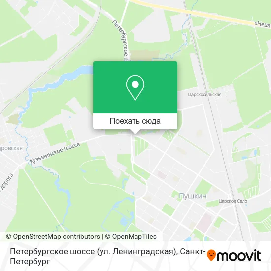 Карта Петербургское шоссе (ул. Ленинградская)