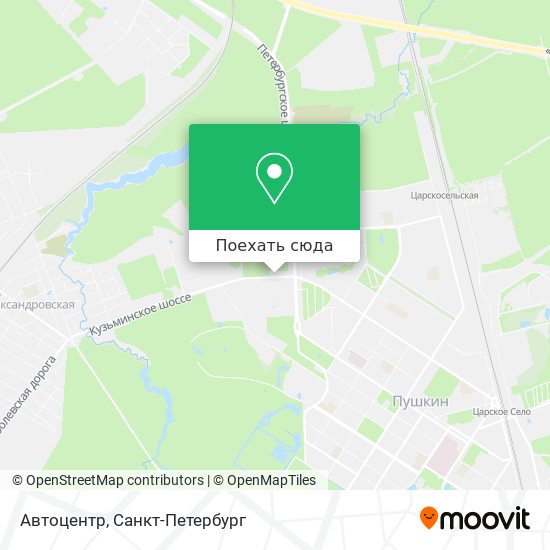 Карта Автоцентр