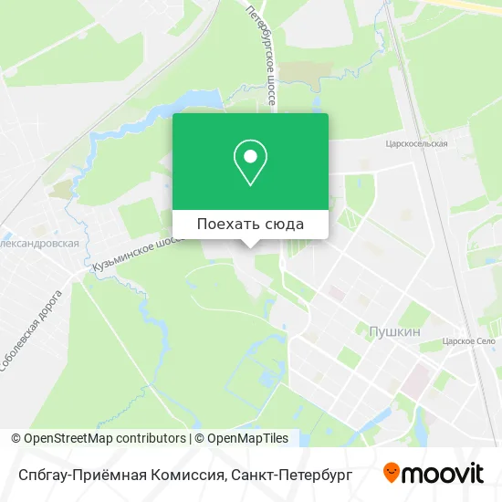 Карта Спбгау-Приёмная Комиссия
