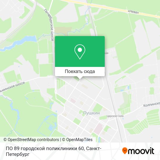 Карта ПО 89 городской поликлиники 60