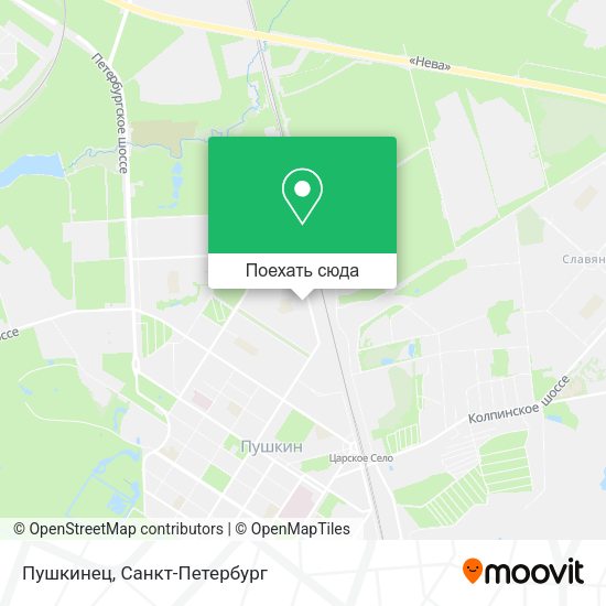 Карта Пушкинец