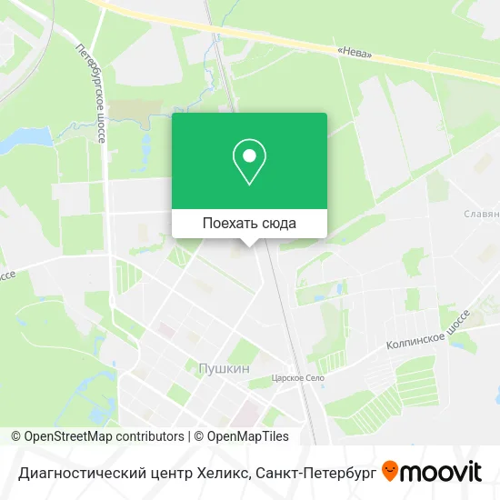 Карта Диагностический центр Хеликс