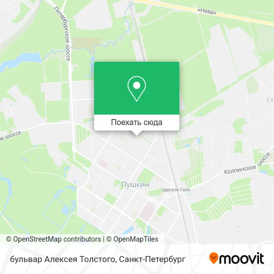 Карта бульвар Алексея Толстого