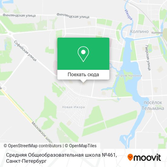 Карта Средняя Общеобразовательная школа №461