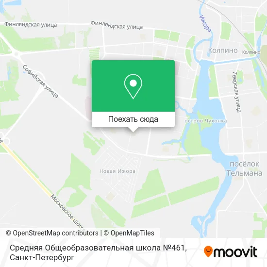 Карта Средняя Общеобразовательная школа №461