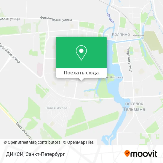 Карта ДИКСИ