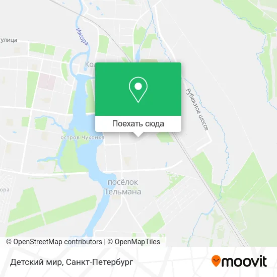 Карта Детский мир