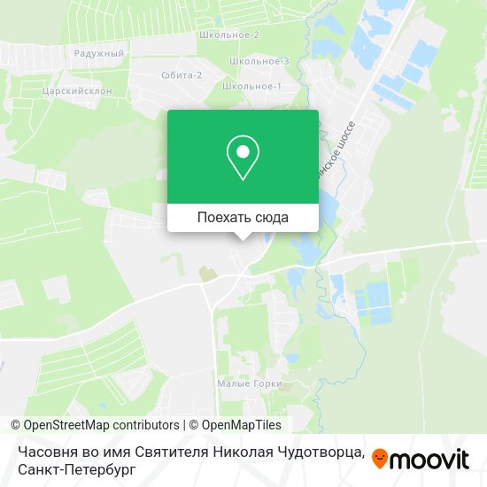 Карта Часовня во имя Святителя Николая Чудотворца