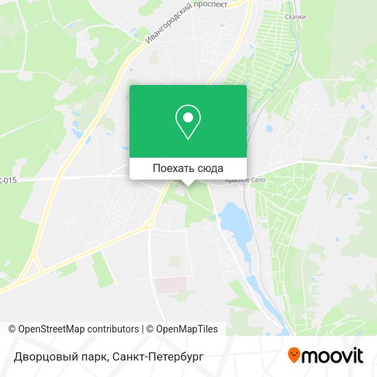 Карта Дворцовый парк